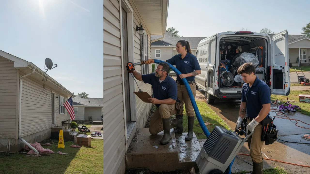 Ceiling Water Damage Restoration in Elkton, SD near me